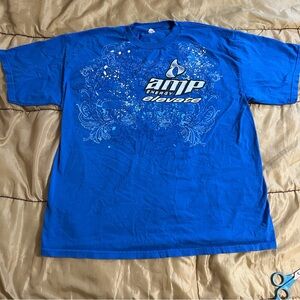 Blue Amp Energy Graphic 2008 T-Shirt XL